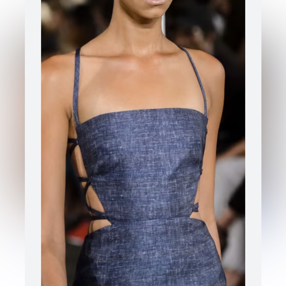 MILLY Addison dress with open back fits size 4 XS 2 - Picture 14 of 14